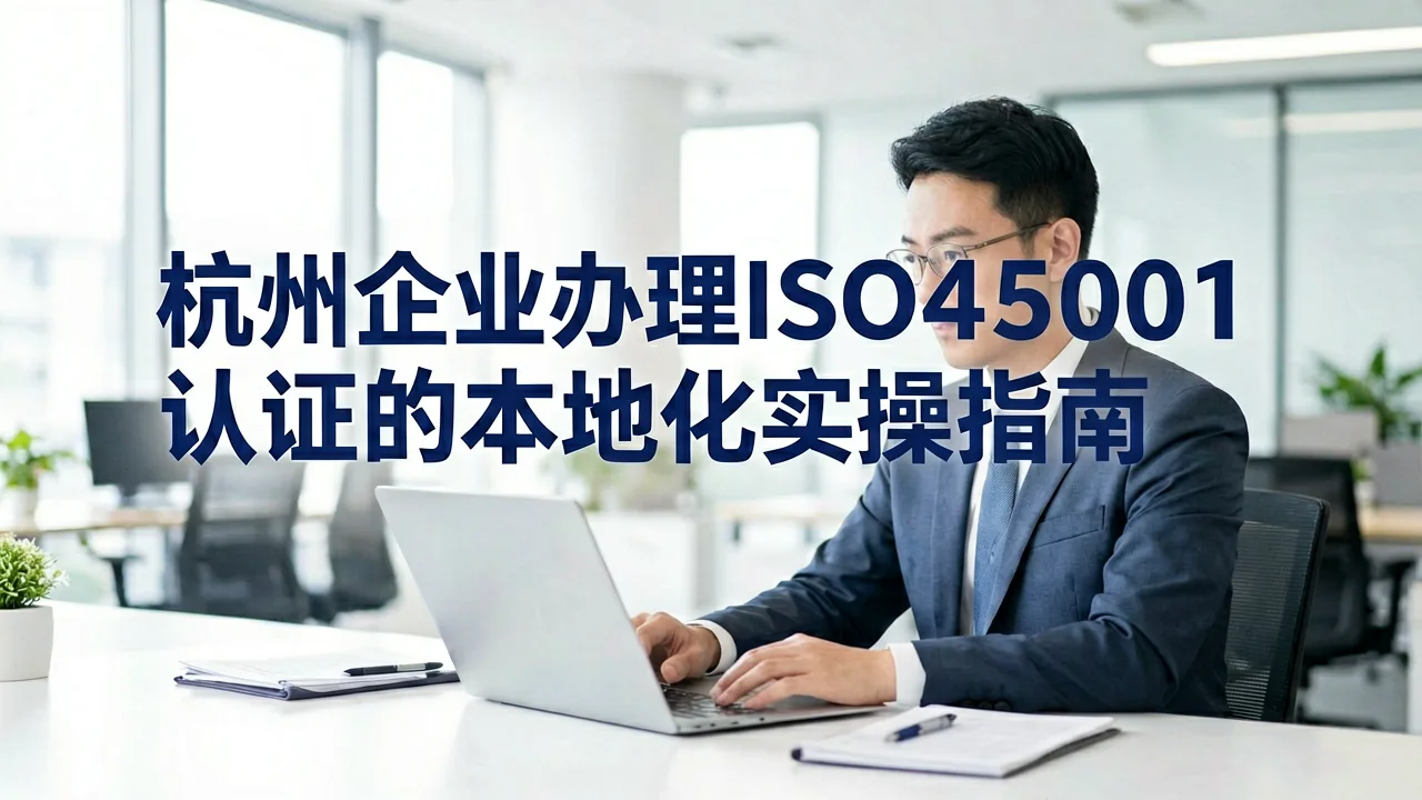杭州企业办理ISO45001认证的本地化实操指南